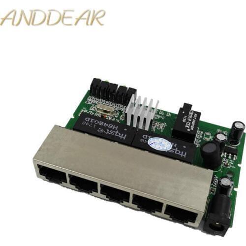 OEM 5 Port Gigabit Ethernet Switch module cheapest network switches module 10/100/1000mbps US EU plug switch lan combo