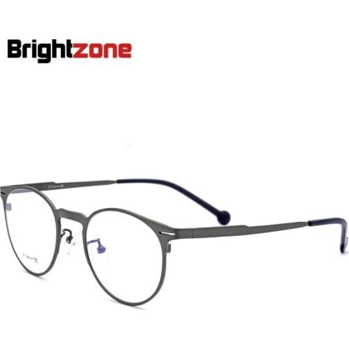 Brightzone Super Light-weight only 15g Full Rim 100% Pure Titanium Men Women Titanium EyeGlasses Eye Spectacle Glasses Frame