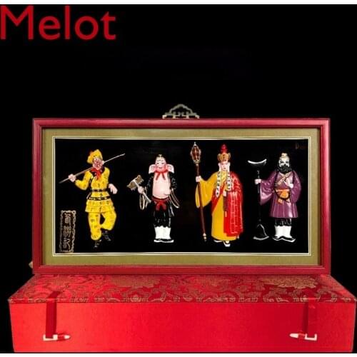 Chinese Clay Pendant Journey To The West Five Way Fortune God Face Show Presents The Special Gift of Leaders and Friends