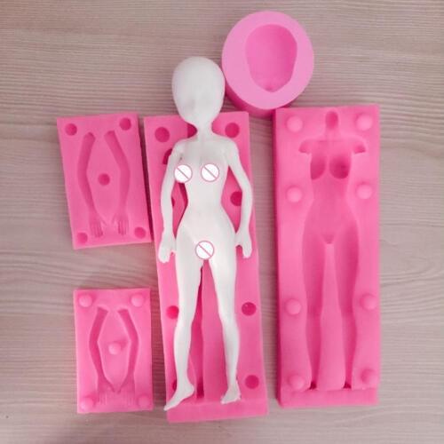 PRZY HOTSALE Mold Turning Model Body Chest Doll Food Grade Silicone Mold Female with Head Moulds Silicone Rubber Eco-friendly