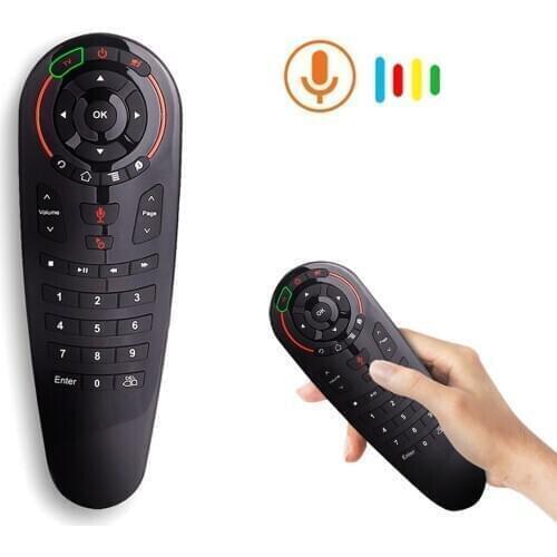 G30 Remote Control MAXHD Wireless Voice Air Mouse SL Learning Gyro Sensing Smart for SLTV Greece Dutch Germany Android TV Box