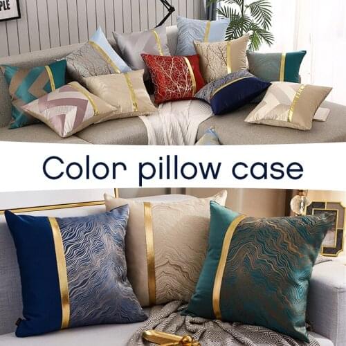45*45cm Luxury Bronzing Cushion Cover Square Pillow Covers Velvet Pillowcase Home New Year Decorative Sofa Throw Pillowcase