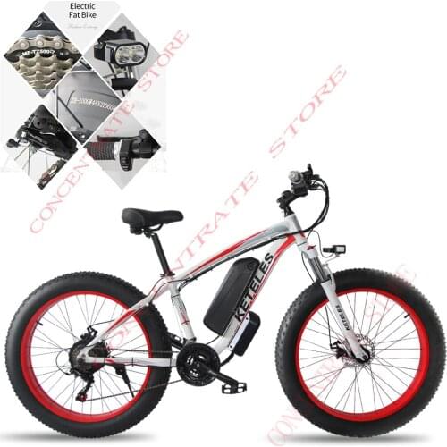 Tire Cruiser Electric Chopper 48v Brushless Ebike 1000W 1000W Fat 1000W