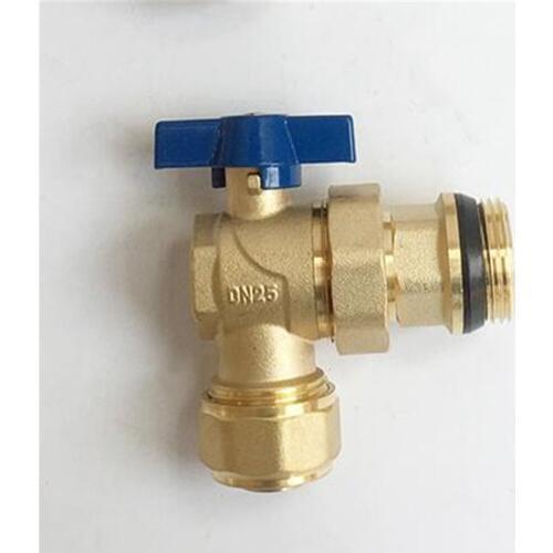Floor Heating Water Separator Aluminum Plastic 20 25 * 1 Angle Filter Ball Valve Floor Heating Accessories