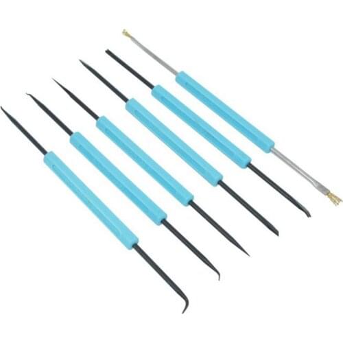 6pcs Desoldering Aid Tool Circuit Board Soldering Welding Auxiliary Tools Assist Set Soldering Aid PCB Cleaning Kit Repair Tools