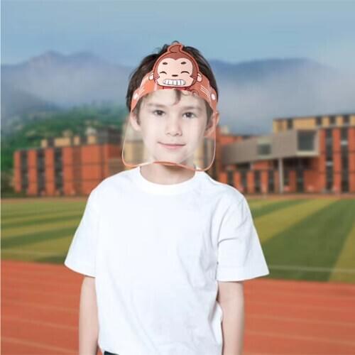 1PC Preventing to the liquid from overflowing direct splash protection face shield children mask