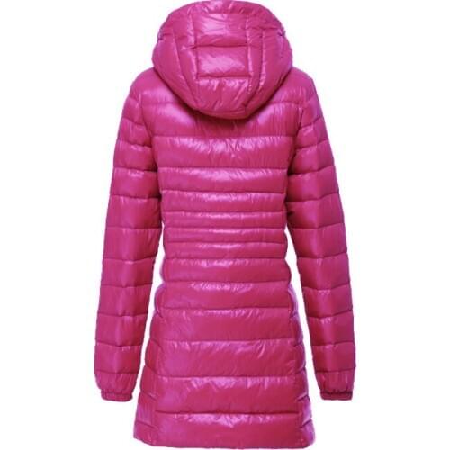 Hooded Winter Ultra Light Down Jacket Women Plus Size 6xl 7xl Long Coat Womens Down Jackets Coats Campera Mujer KJ451 's s s