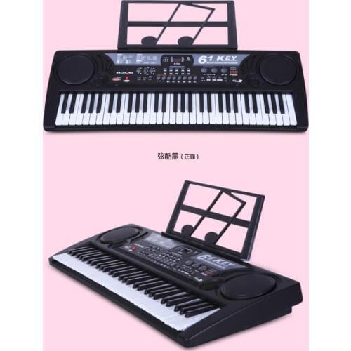 2018Child keyboard beginner 61 key adult entry piano girl toy 3-6-8-10-12 old with microphone
