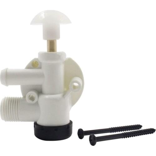 385314349 RV Water Valve Assembly Camper Trailer Toilet Repair Kit Replaces Dometic Sealand EcoVac Vacuflush Pedal Flush Toilets