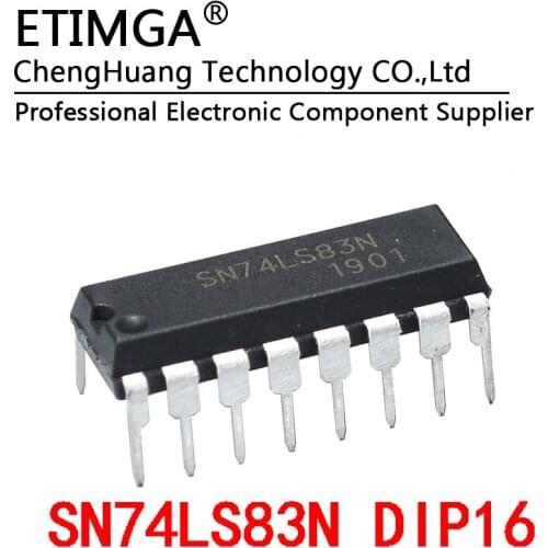 5PCS/LOT SN74LS83N 74LS83N Compatable with HD74LS83P DIP16