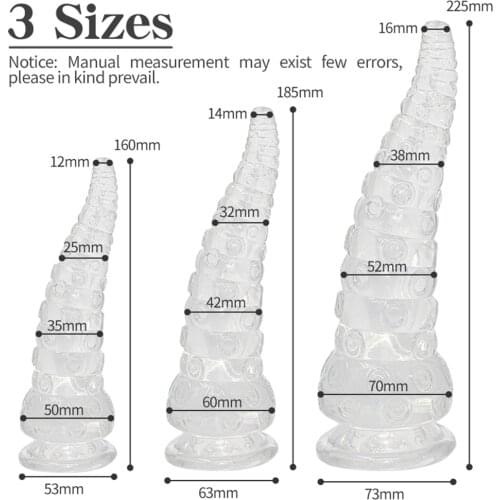 Huge Anal Sex Toys Anal Plug With Big Sucker Butt Plug Sex Toys For Men Women Anal Expander Prostate Massage Vaginal stimulation