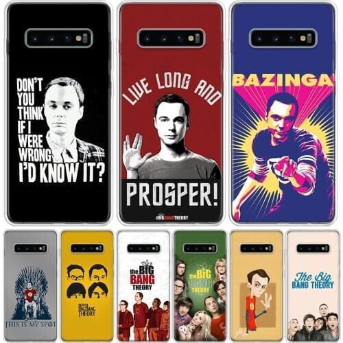The Big Bang Theory Pattern Phone Case For Samsung Galaxy S10 S20 Ultra Note 10 9 8 S9 S8 J4 J6 J8 Plus Lite + Pro S7 Coque Capa