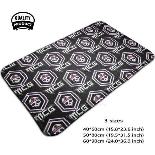 Black Logo Bomb Soft House Family Anti-Slip Mat Rug Carpet Team Mcg Mcg Mcg Gaming Gamer Esports