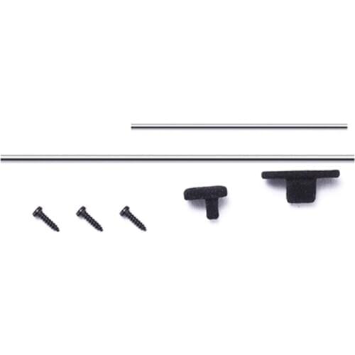 For WPL D12 1/10 RC Truck Car Upgrade Parts Metal Long & Short Decoration Antenna Accessories