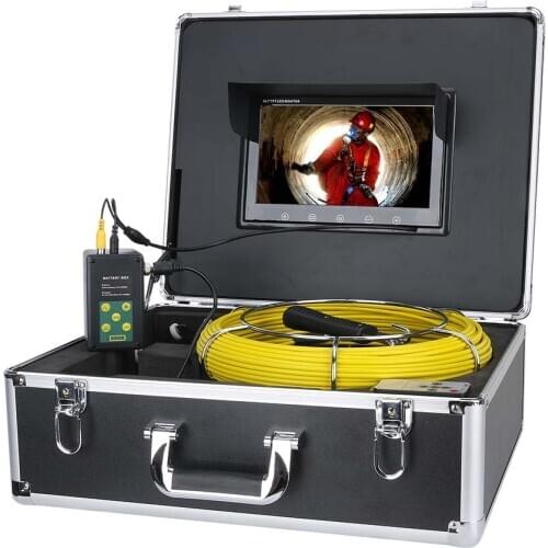 F9510 360 Degree Rotating Camera WIFI 10 inch Pipe Inspection Video Camera Drain Sewer Pipeline Industrial Endoscope free DHL