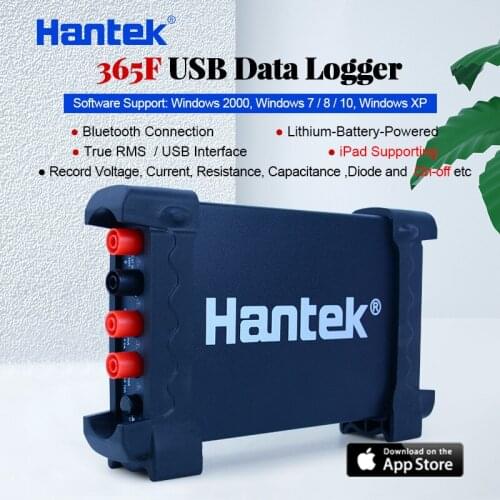 Hantek 365F PC USB bluetooth wireless Digital Data Logger Recorder virtual Multimeter with True RMS iPad Support