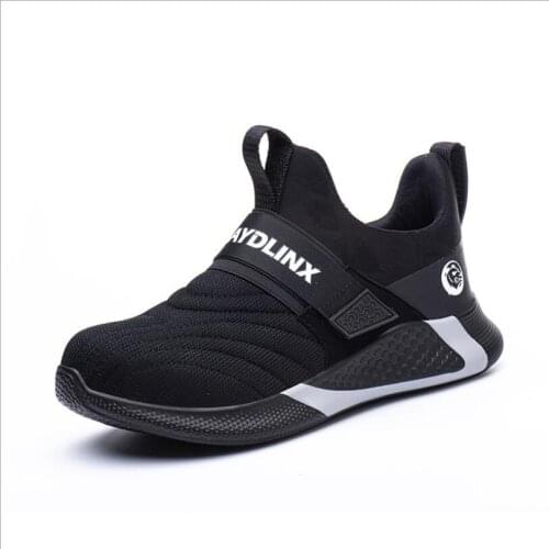 X17 Big Size 49 Work Safety Boot Men Shoe Breathable Anti-Smashing Lightweight Work Boots Indestructible Steel Toe Cap Sneakers