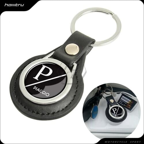 Motorcycle Scooters Keychain Key Ring Key Fob Case for Piaggio Vespa MP3 ZIP PX PK