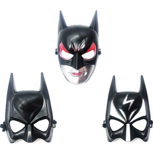 Cartoon Batman mask Children halloween cosplay props mask Batman theme Birthday party dress up photo props Childrens mask toys