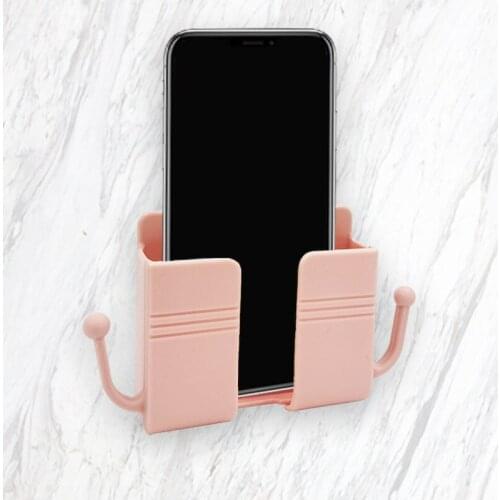 Wall-mounted Storage Rack Bathroom Bedroom Box Multifunctional Remote Control Bedside Mobile Phone Charging Rack