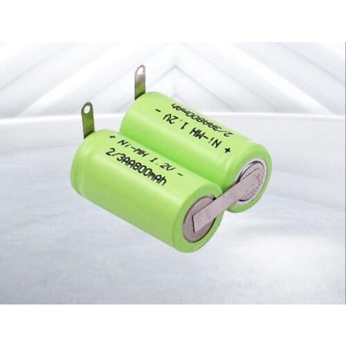 2.4V 2/3AA nickel metal hydride battery NI-MH shaver medical equipment toys Rechargeable Li-ion Cell