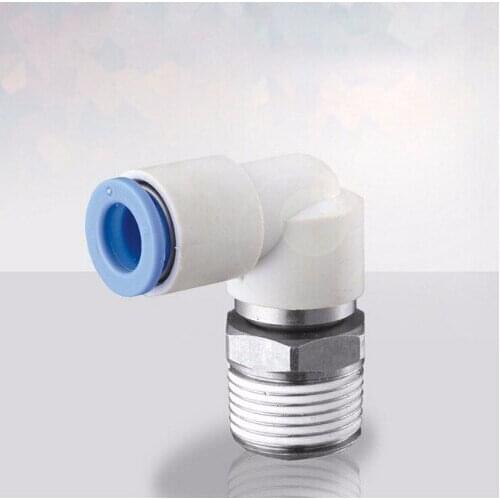 OD 4 6 8 10 12mm-1/4" 3/8" 1/8" 1/2" BSPP Thread KSL series pneumatic tube fittng/Rotary fitting
