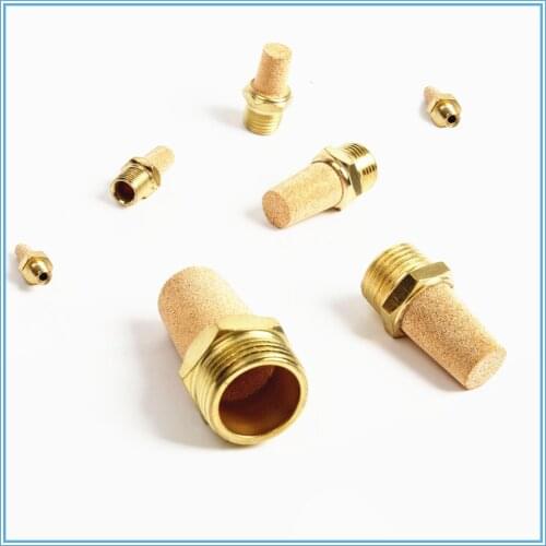 Pneumatic Exhaust Muffler Brass Silencer Fitting Noise Filter Reducer Connector BSL-M5 1/8" 1/4" 3/8" 1/2"