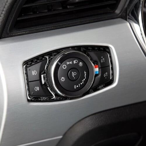 It Is Suitable For A Pair Of Mustang The Carbon Fiber Headlights