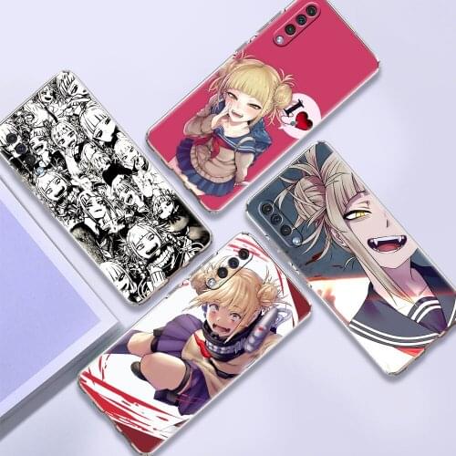 Clear Soft Case for Samsung Galaxy A50 A51 A70 A71 A12 A21s A31 A10 A20e A30 Tpu Silicone Phone Cover Anime Himiko Toga