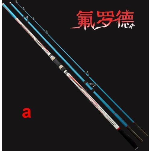 ZZ12 Promotion Surfcasting Surf Casting Fishing Rod Carbon Fiber Plug Spinning 3 Section 4.2M Bait 100-250g Hard Chrome Rings