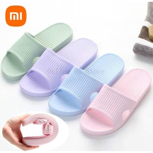 Xiaomi Slippers Soft Ladies Mens Childrens Sandals Non-slip Home Shower Slippers Childrens Casual Anti- Slip Slippers