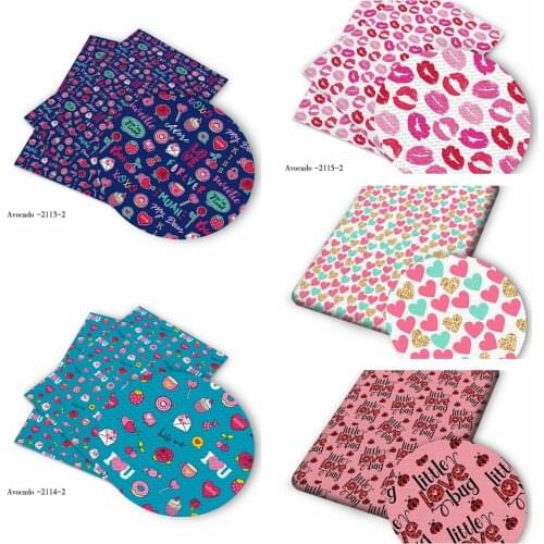 Huangtao Diy 50X150cm Love Printing Cartoon Character Pattern Double Brush Poly Fabric By Yard 100% Polyester Fabric