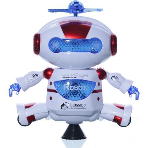 Smart Space Dance Robot Electronic Walking Toys with Music Light Gift for Kids Astronaut Interactive Educational Toy To Children