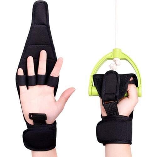 Anti-Spasticity Finger Rehabilitation Auxiliary Gloves Grip Splint Finger Hand Recovery relax Grip Impairment Fixed Hand glove