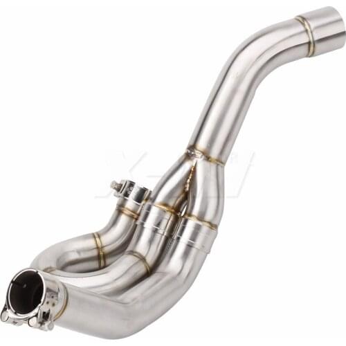 For Aprilia Shiver 750 2008 2009 2010-2014 2015 2016 2017 SL 750 SL750 / GT Shiver 750 Motorcycle Exhaust Muffler Mid Link Pipe