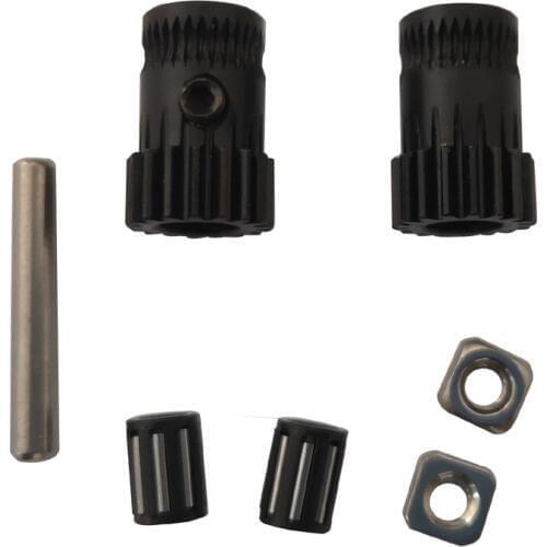 Top Quality Hardened Steel 3D Printer Prusa i3 MK3 DriveGear extruder dual gears kit Clone Bdtech hobbed pulley Drive gear