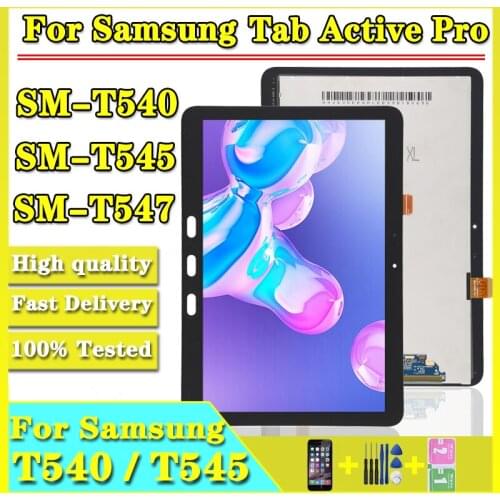 10.1"Original LCD For Samsung Galaxy Tab Active Pro SM-T540/T545/T547 LCD Screen and Digitizer Full Assembly SM-T540 LCD T545