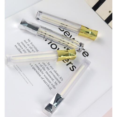 10/30/50pcs 5ml Square Empty Lip Gloss Tube,Gold/Silver Lip Gloss Refillable Bottle,DIY Liquid Lipstick Container
