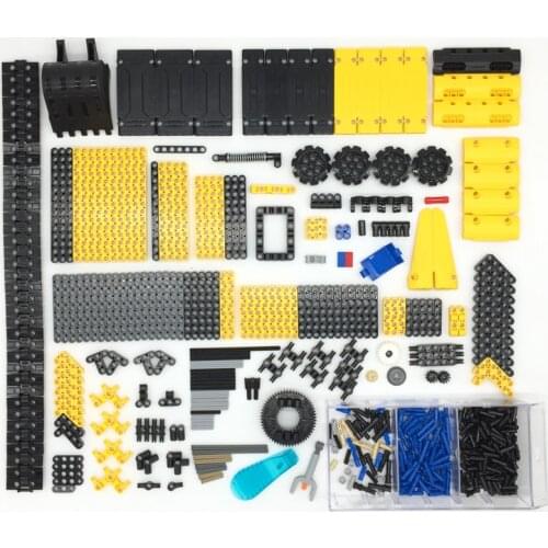 500+PCS MOC technology building block hole beam crawler bucket plug ev3 childrens small particle education assembly DIY toys