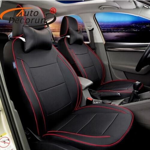 AutoDecorun dedicated covers seat for BMW X6 e71 accessories car seat cover set PVC leather seat cushion & headpillow covers pad