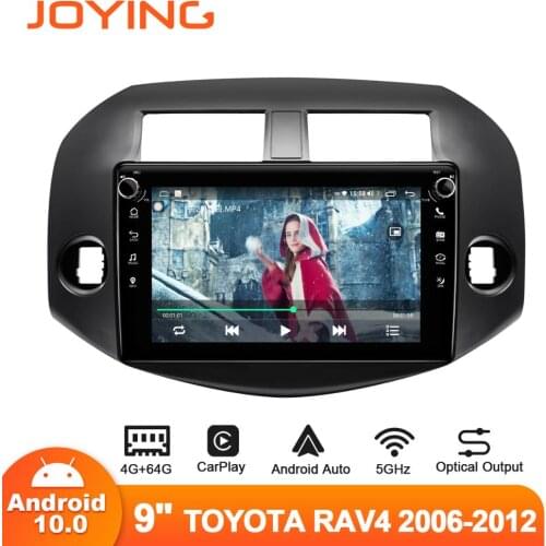 Joying 9" Android10 Car Radio for Toyota RAV4 2006-2012 DSP Carplay GPS SPDIF Subwoofer Optical Output 5GWIFI IPS-screen DAB DVR