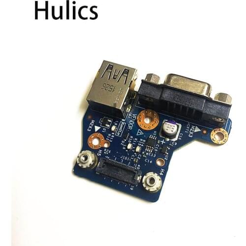 Hulics Original for DELL E6440 VGA USB Port Board VAL90 LS-9938P CN-028X5F