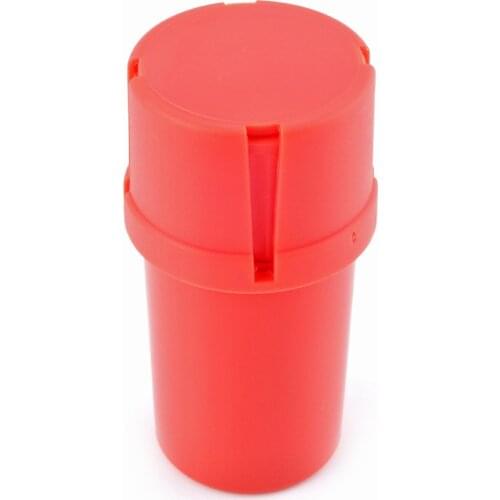 Medicine Tobacco Weed Grinder With Storage Tank Plastic Manual Smoke Grinder For Collection Shredded Tobacco Grinding Baby Food