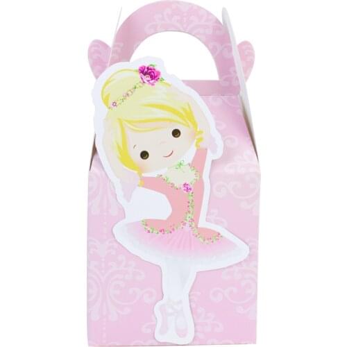 Ballerinas Ballet Favor Box Candy Box Gift Box Cupcake Box Boy Kids Birthday Party Supplies Decoration Event Party Supplies