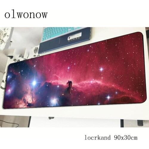 Art pad mouse locrkand computador gamer mouse pad 90x30cm padmouse big High-end mousepad ergonomic gadget office desk mats