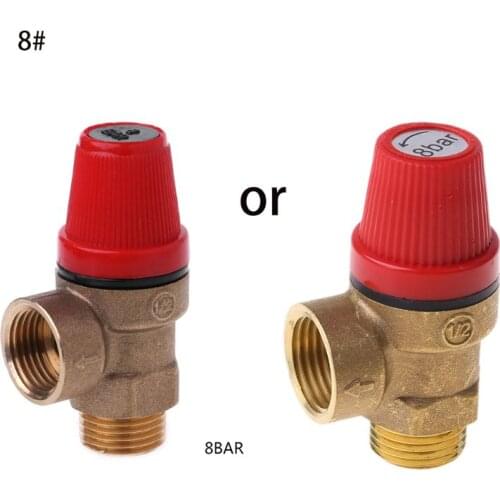 Brass Safety Valve Drain Relief Swithch For Solar Water Heater Inner&Outer Wire