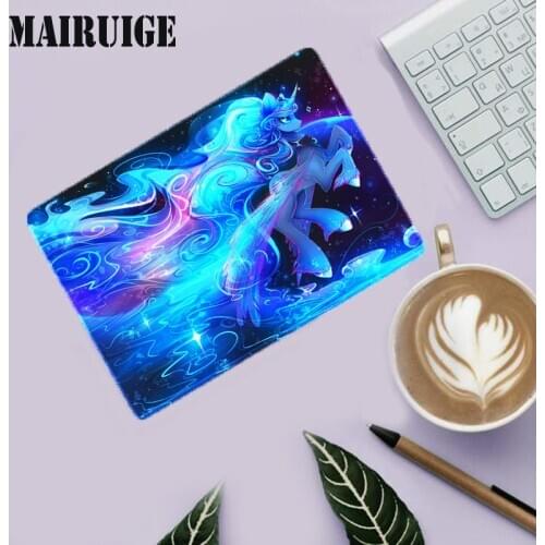Mairuige Pretty Unicorn Pattern Anime Small Rubber Mouse Pad Cute Desk Mat Computer Keyboard Table Gaming Mousepad Office