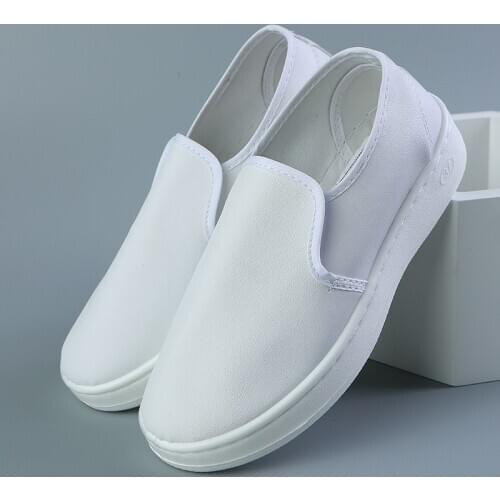 2021 Summer Special Canvas PU Bottom Work Shoes Mens PU Anti-Static Middle Towel Safety Shoes Clean Room Work Shoes Men