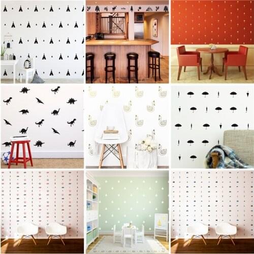 Tribal Animals Pattern Decals For Room Decoration Accessories Home Decor Wall Sticker Living Room Bedroom Wall Murals Stickers