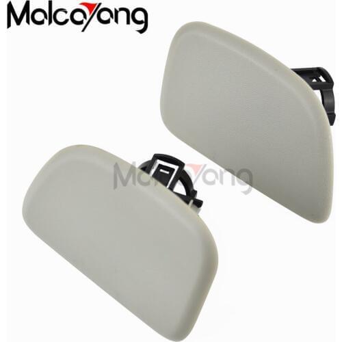 For Subaru Forester Headlight Headlamp Washer Nozzle Cover Cleaning Caps With Sprayer 2005-2008 86636SA230WG 86636SA240WG